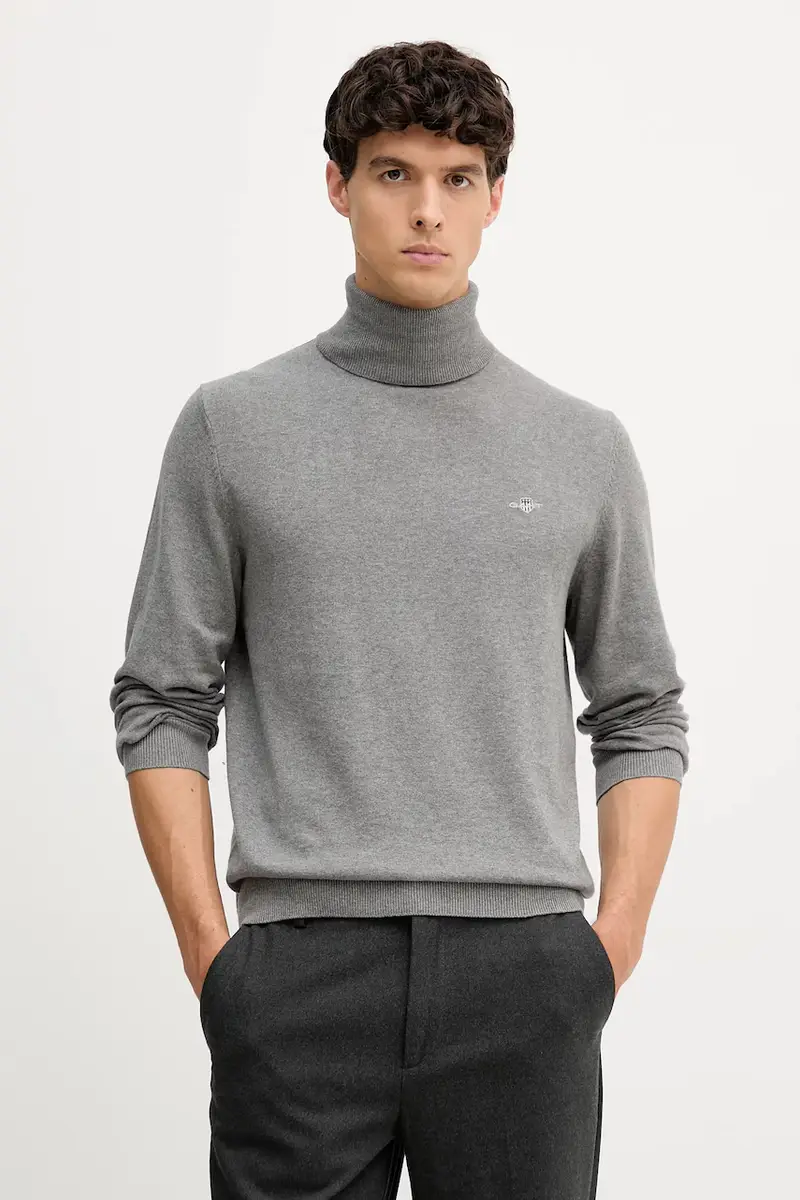 maglione in cotone uomo colore grigio 8030563