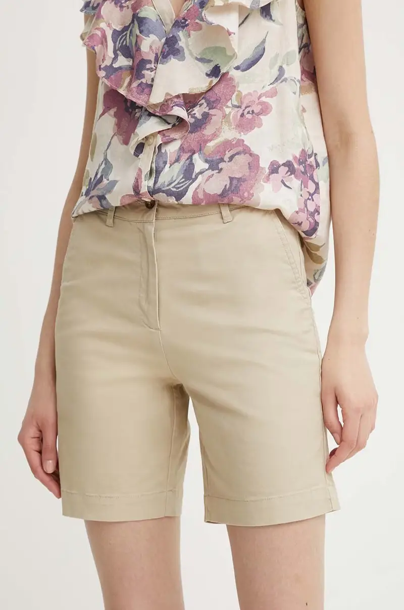 pantaloncini donna colore beige 4020078