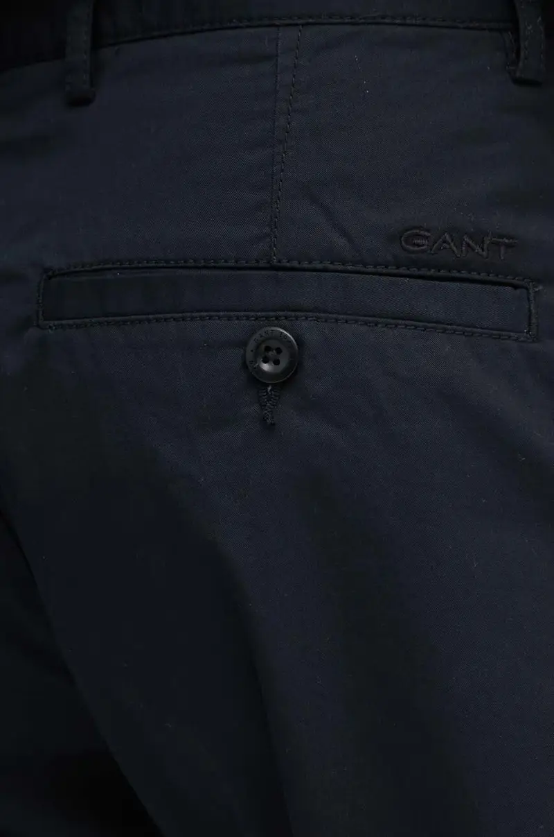 pantaloncini in cotone colore nero miniatura 3