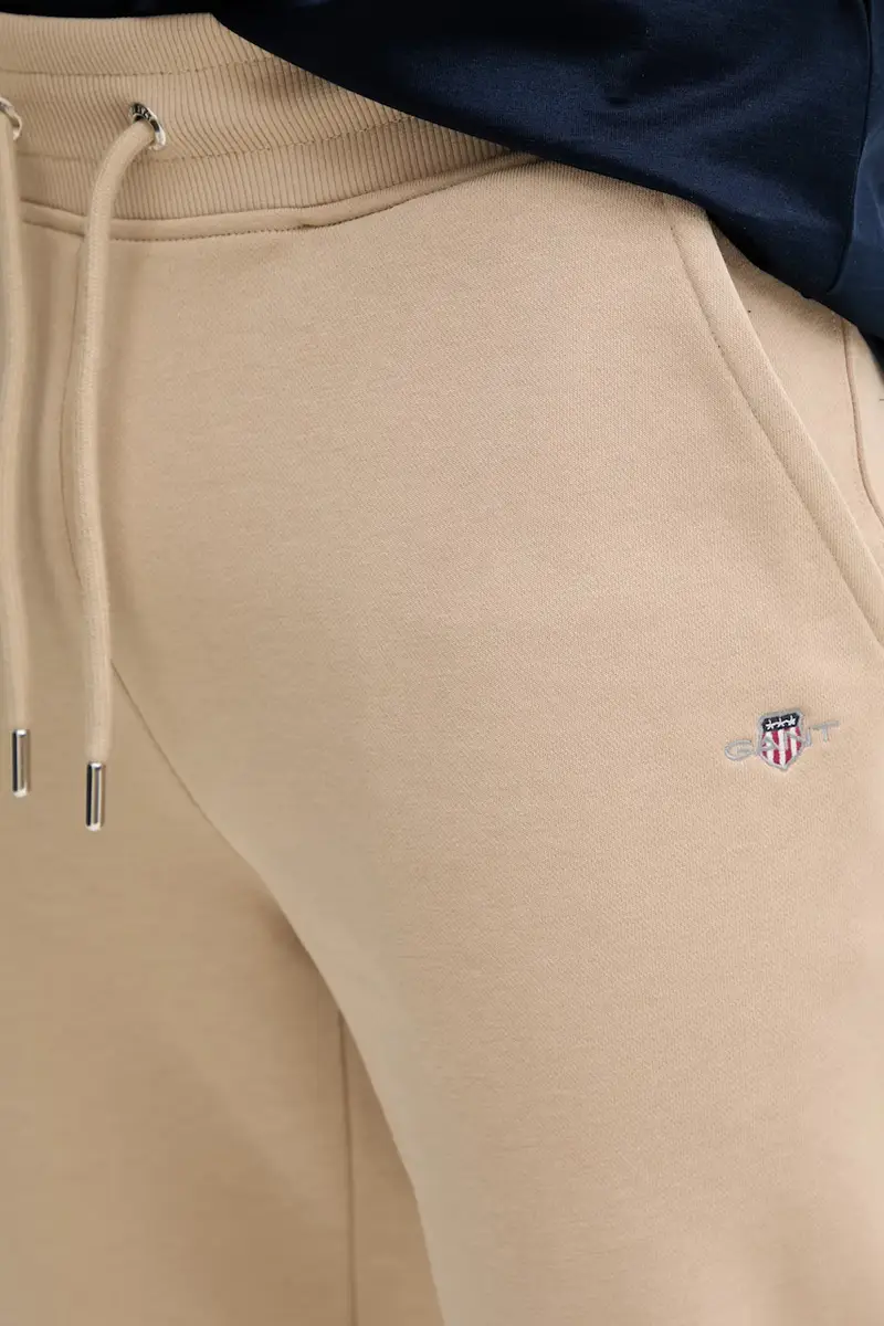 pantaloni della tuta colore beige miniatura 4