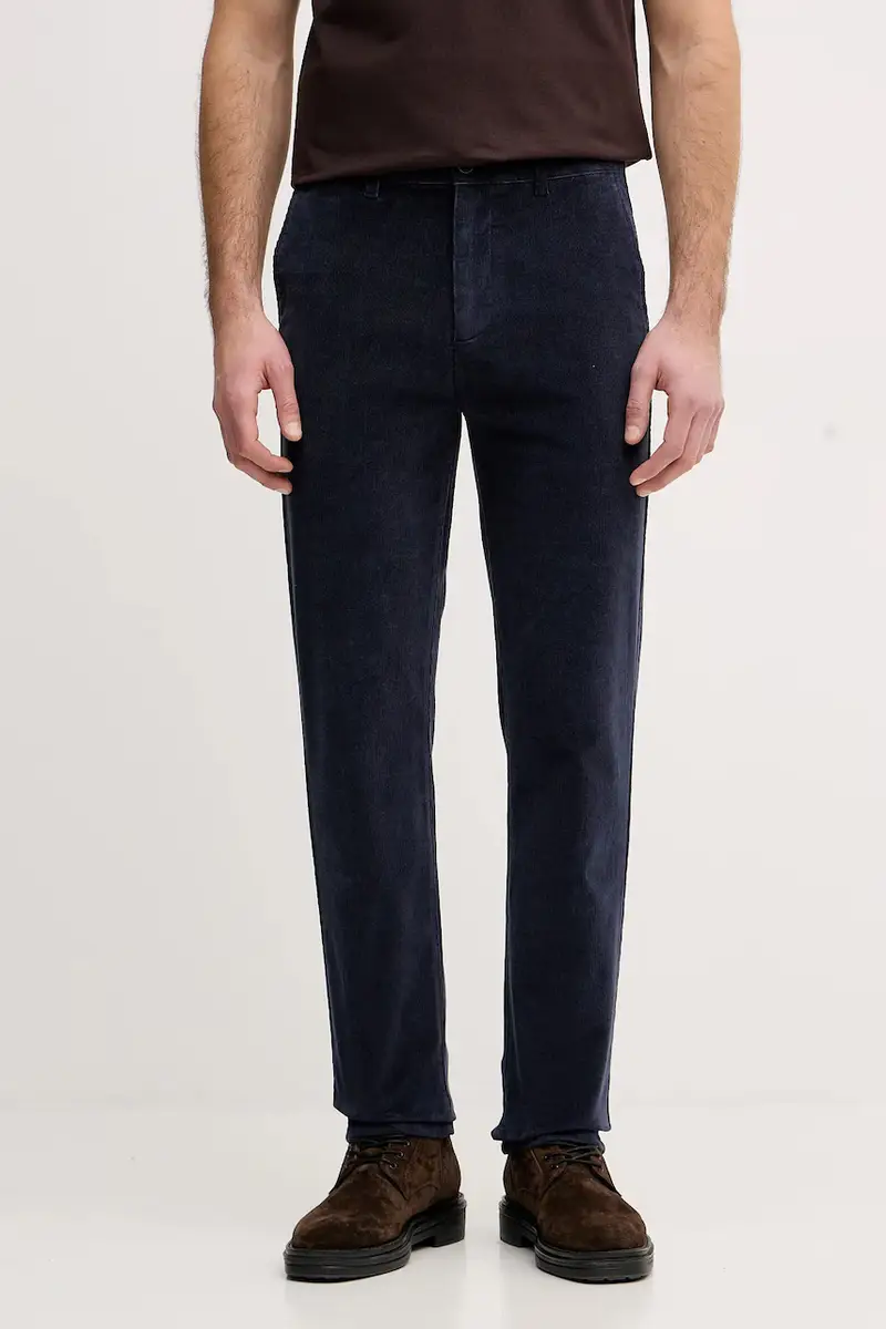 pantaloni in velluto a coste Blu navy