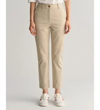 per donna 4150261 Pantaloni chino slim fit beige (38), Casual, Cotone