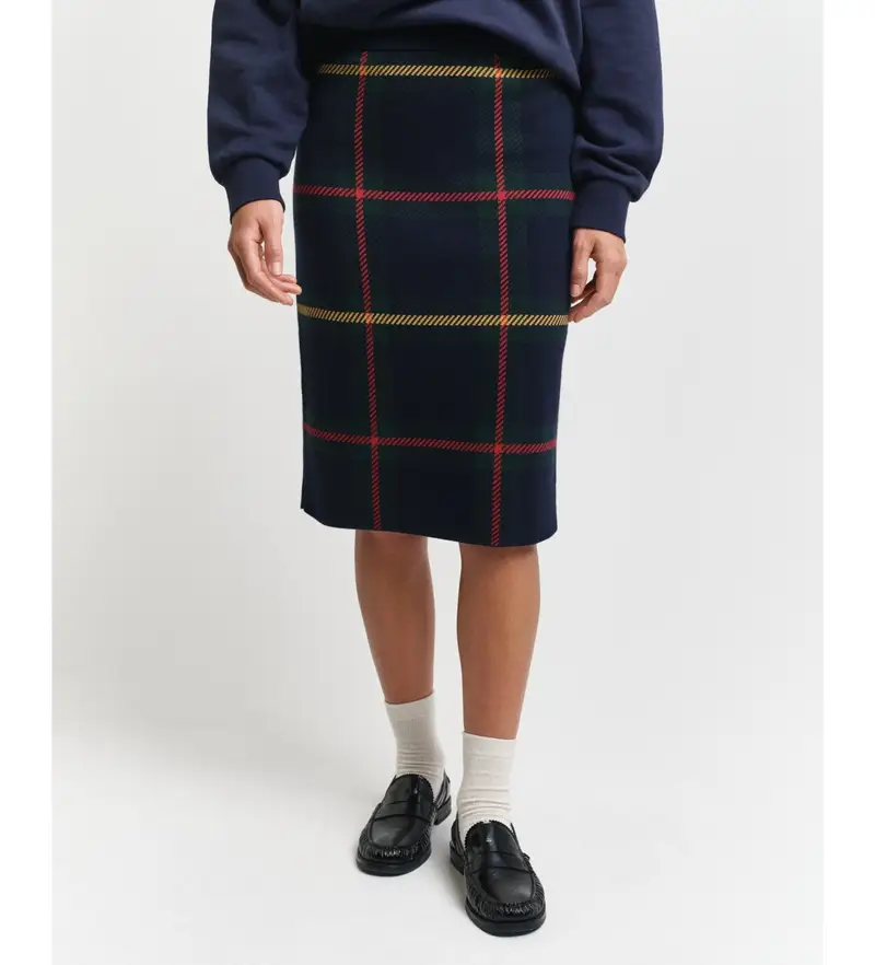 per donna 4400155 Gonna a tubino blu navy (S), Casual, Cotone