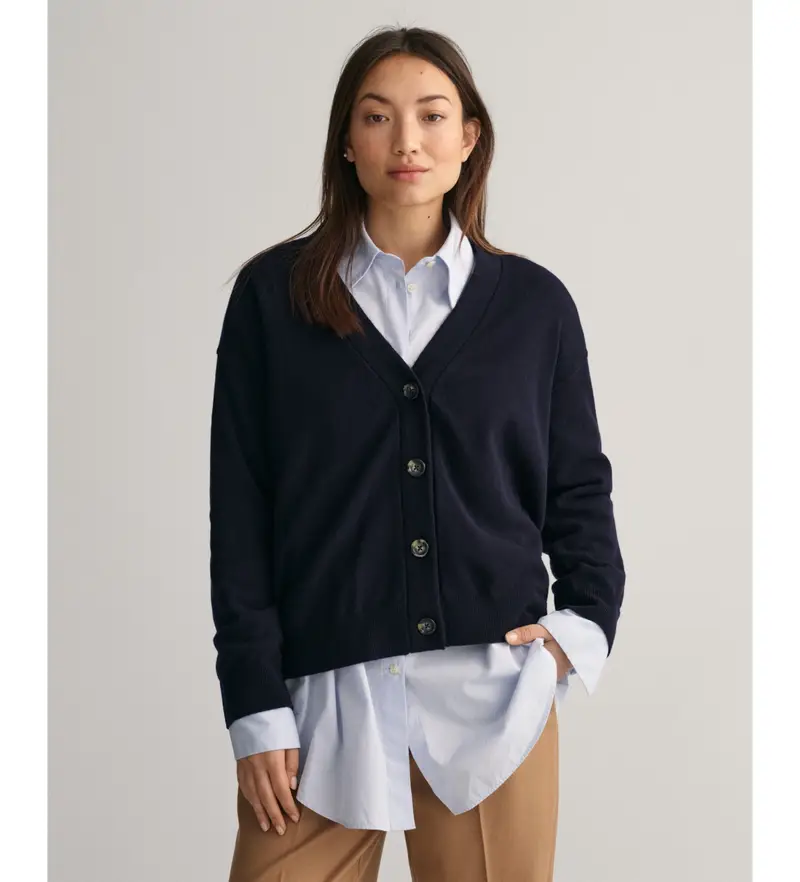 Gant Cardigan Donna Blu 4039069