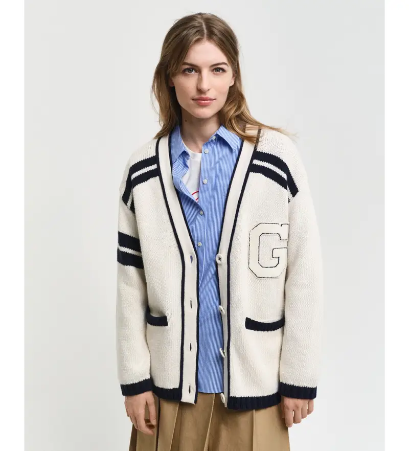 Gant Cardigan Donna Bianco 4036764