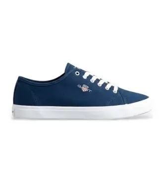 per donna 872538309 Pantofole Pillox in twill di cotone blu navy (36), Tessuto, Basso, Stringhe, Casual