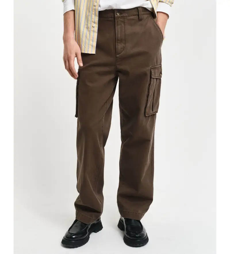 Gant Pantaloni cargo Uomo Marrone 4049899