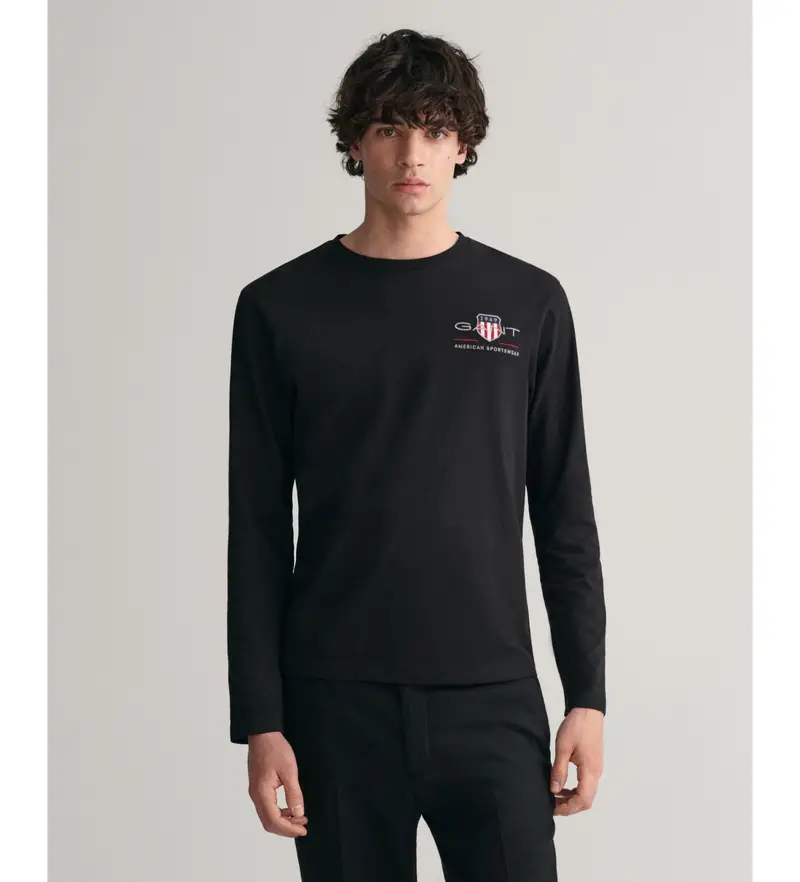 Gant T-shirt Uomo Nero 4055087