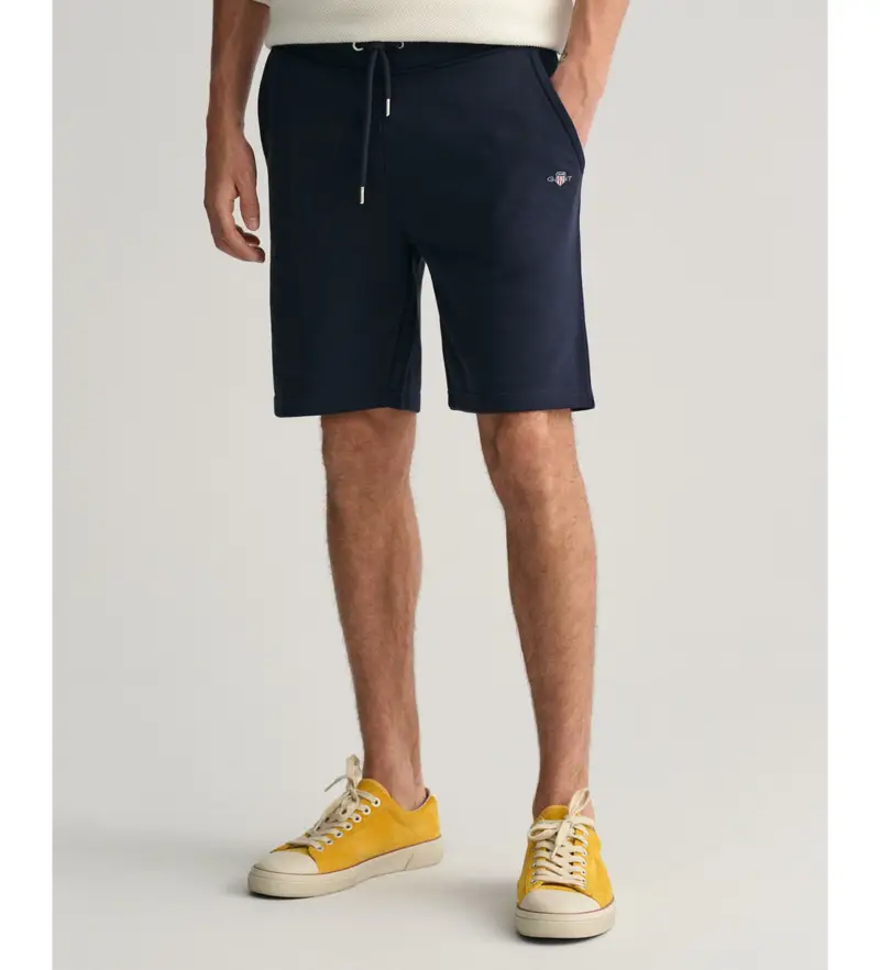 per uomo 2009027 Pantaloncini sportivi Shield Navy (S), Casual, Cotone