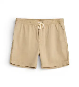 per uomo 205645 Pantaloncini beige sbiaditi dal sole (S), Casual, Cotone