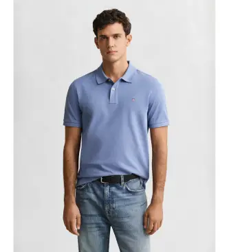per uomo 2210 Polo blu vestibilità regolare (S), Casual, Manica corta, Cotone biologico, Sostenibile