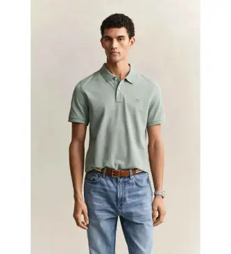 per uomo 2210 Polo verde a vestibilità regolare (S), Casual, Cotone, Manica corta