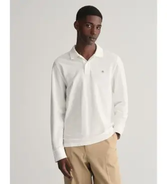 per uomo 2230 Polo in piqué Scudetto bianco (L), Casual, Cotone, Manica lunga