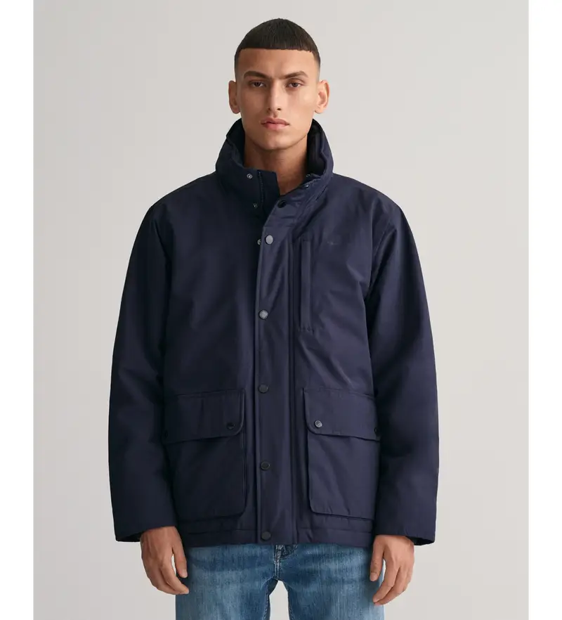 per uomo 7006335 Giacca Nebbia Marina (M), Casual, Cotone, Manica lunga, Navy