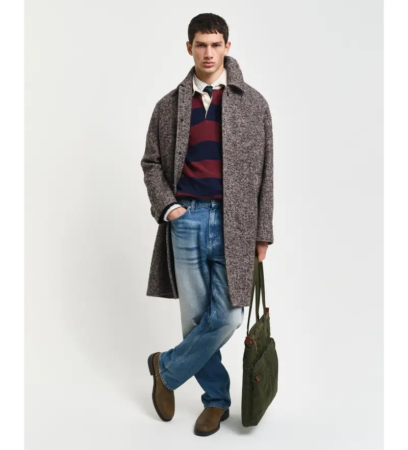 per uomo 7006445 Cappotto in lana marrone (XL), Casual