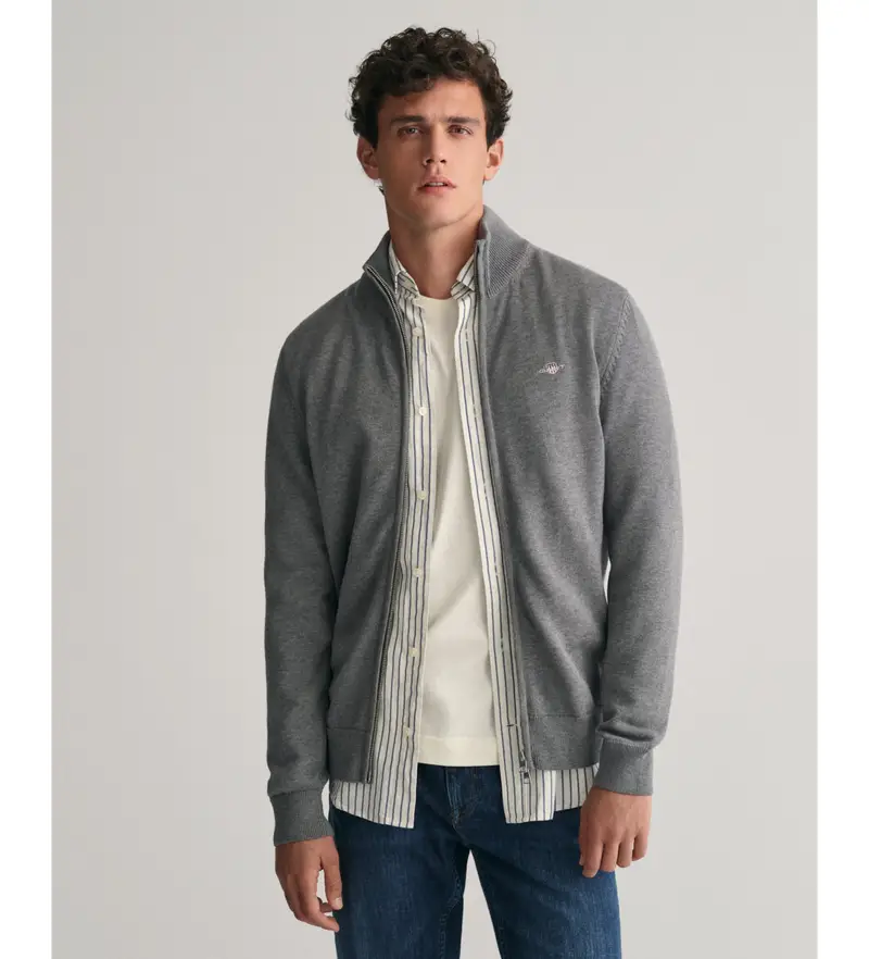 Gant Cardigan Uomo Grigio 4046940