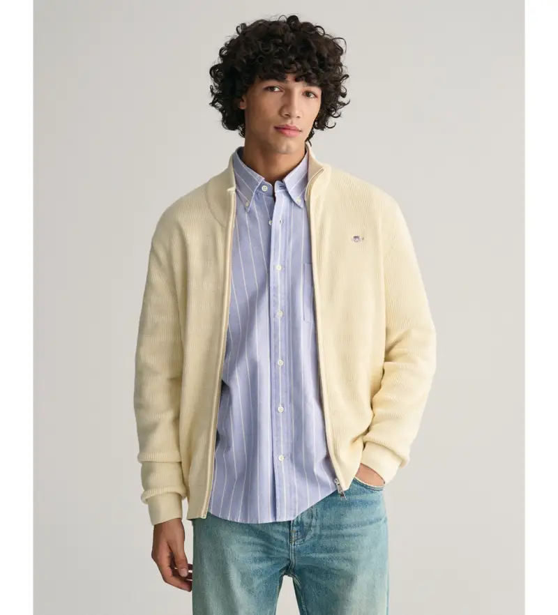 Gant Cardigan Uomo Beige 4034800