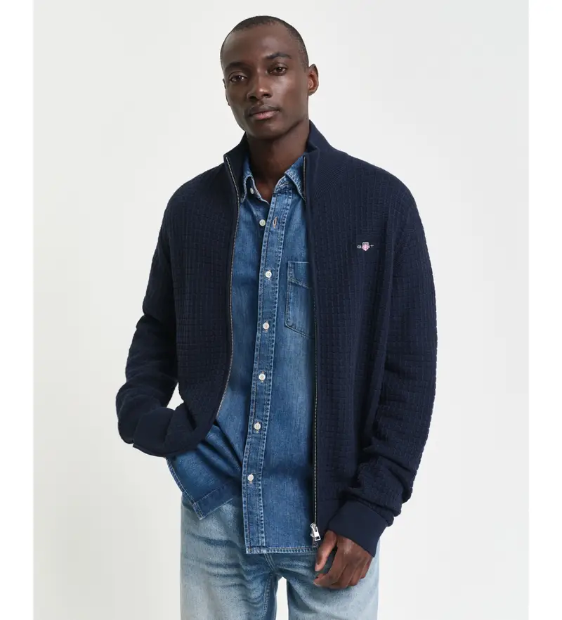 Gant Cardigan Uomo Blu 4039763