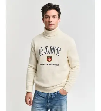 per uomo 8030224 Maglia grafica beige (M), Casual, Cotone