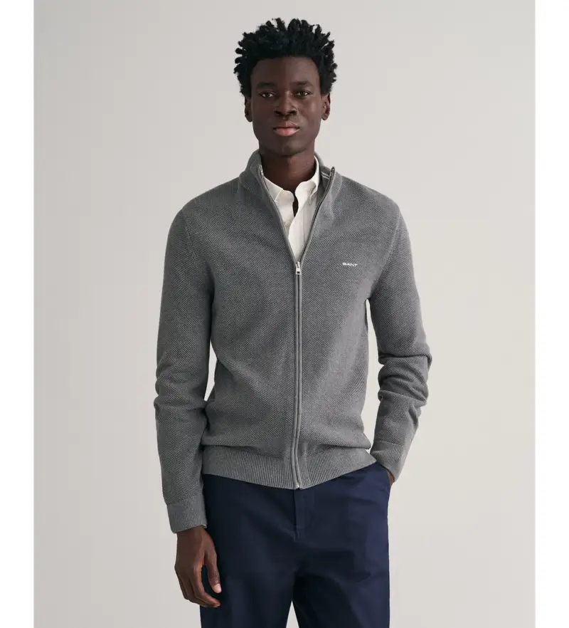 Gant Cardigan Uomo Grigio 4109522