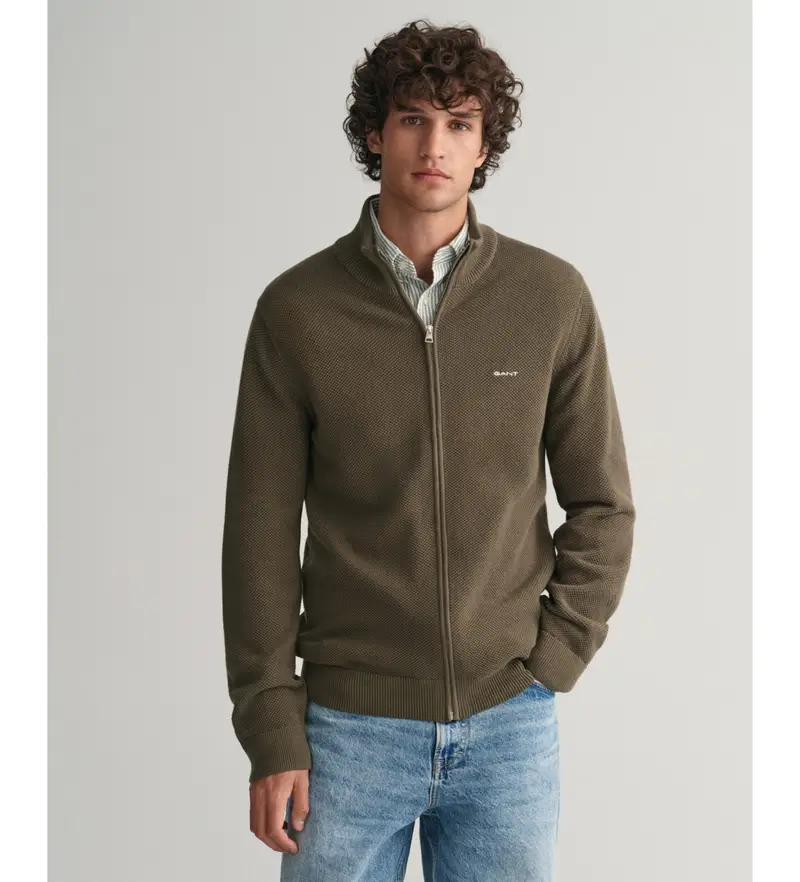 Gant Cardigan Uomo Verde 2681986