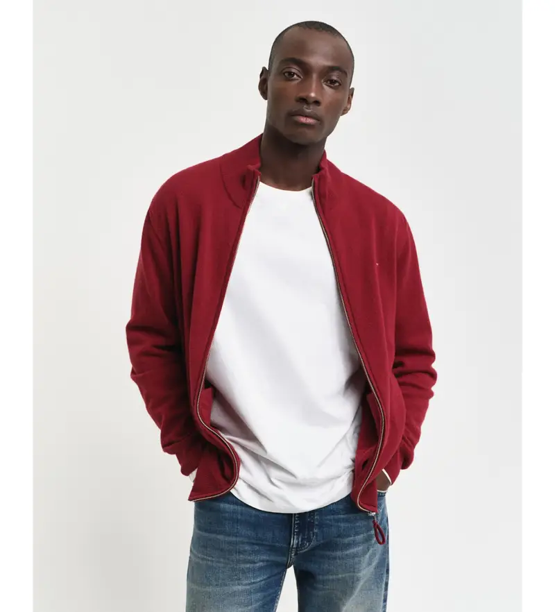 Gant Cardigan Uomo Bordeaux 4046158