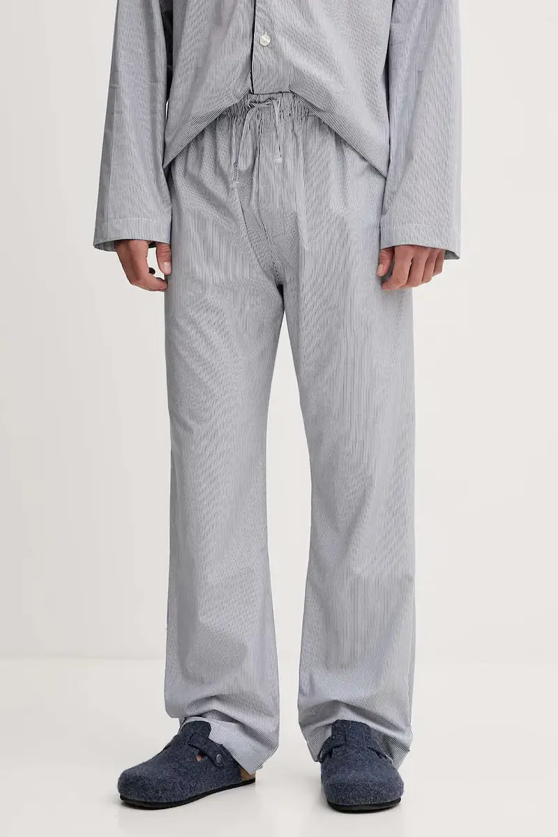 pigiama in lana uomo colore blu 902539300 miniatura 3