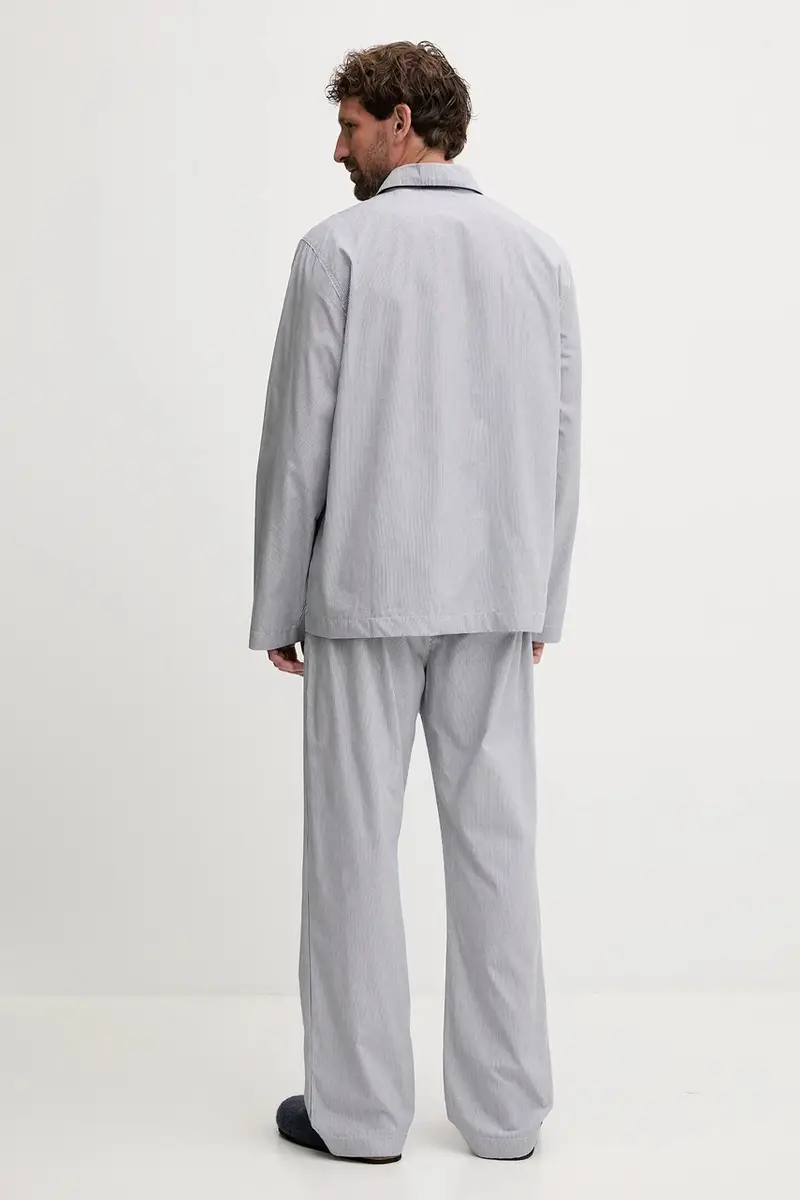 pigiama in lana uomo colore blu 902539300 miniatura 4