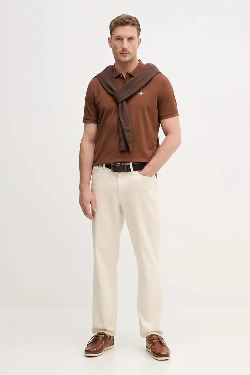 Gant Polo Marrone 4148841 miniatura 2