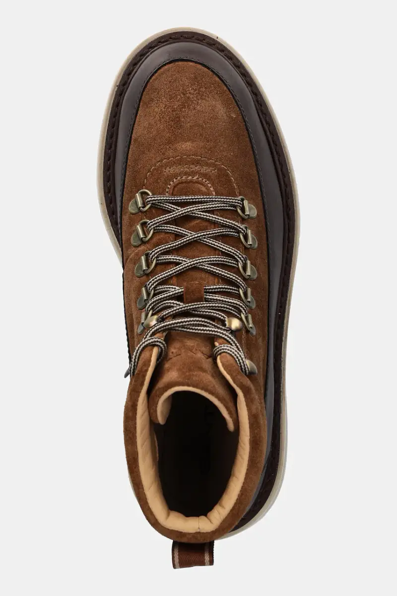 scarponi da trekking in pelle Hillprep uomo colore marrone 31643121 miniatura 4