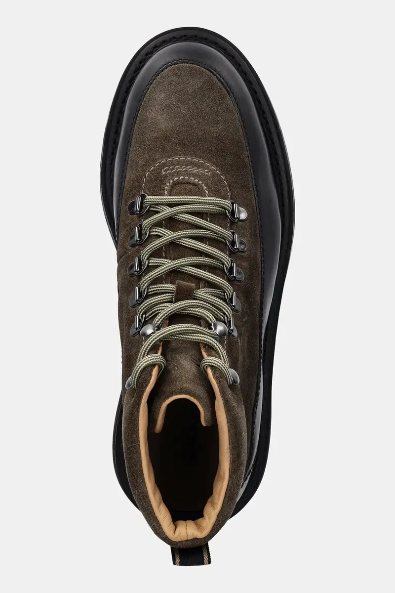 scarponi da trekking in pelle Hillprep uomo colore verde 31643121 miniatura 4