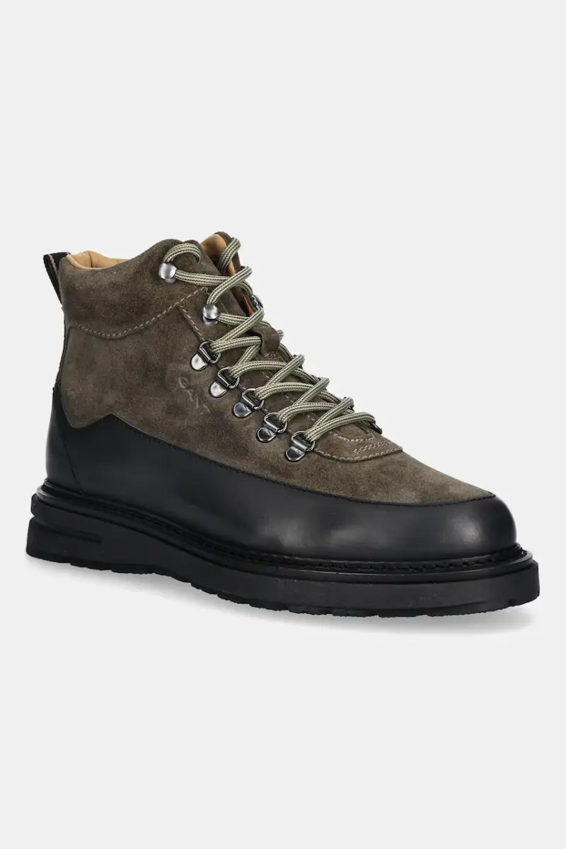 scarponi da trekking in pelle Hillprep uomo colore verde 31643121