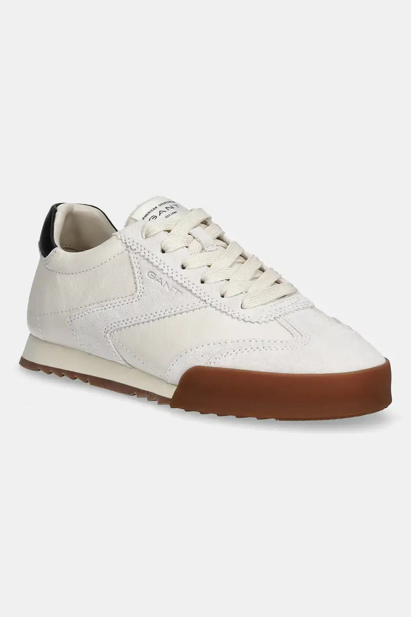 sneakers in camoscio Baylle uomo colore beige 31631003