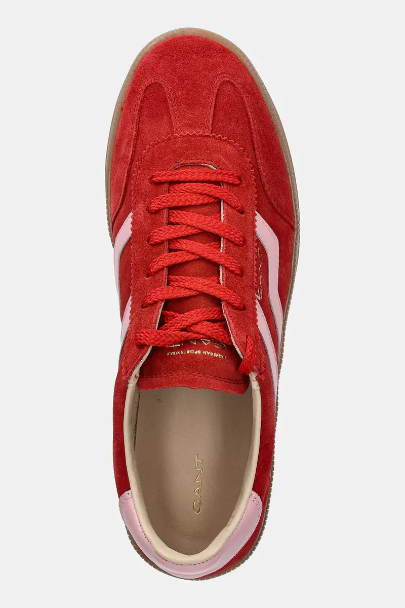 sneakers in camoscio Cuzima colore rosso 31533042 G508 miniatura 4