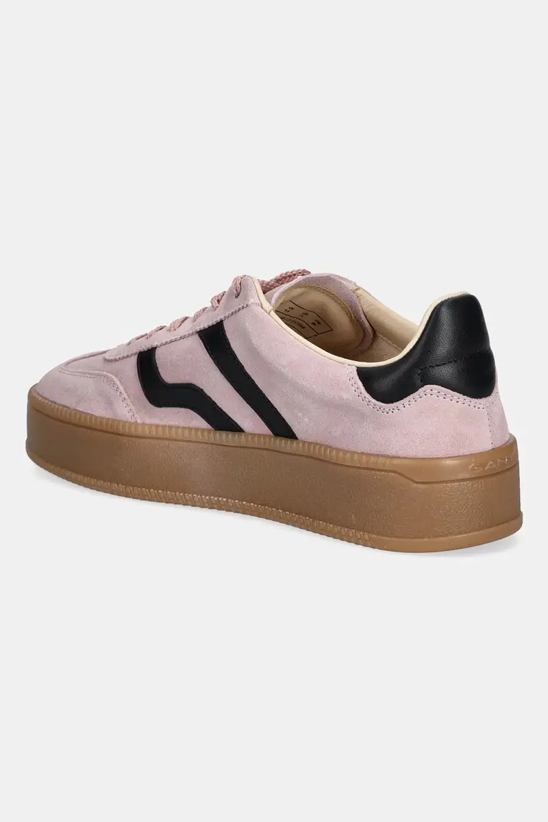 sneakers in camoscio Cuzmani donna colore rosa 31533048 miniatura 3