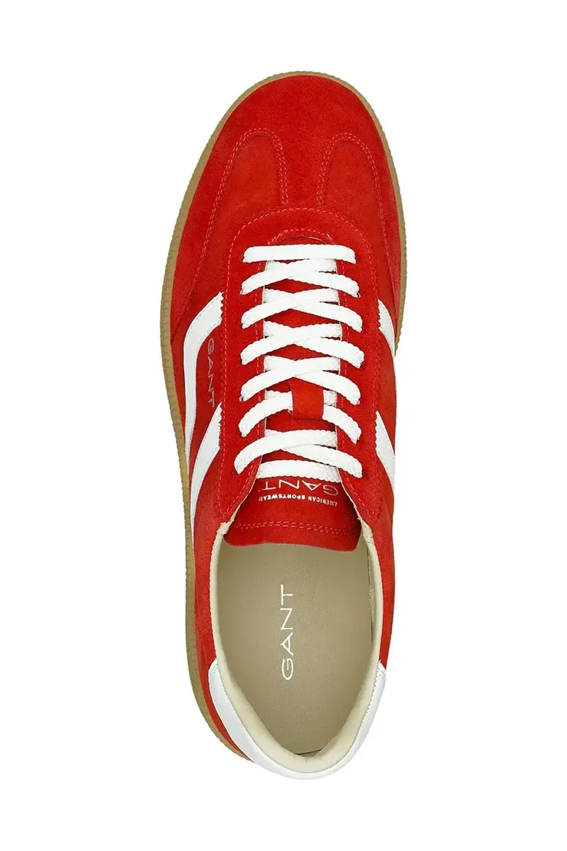 sneakers in camoscio Cuzmo colore rosso 30633859.G518 miniatura 5