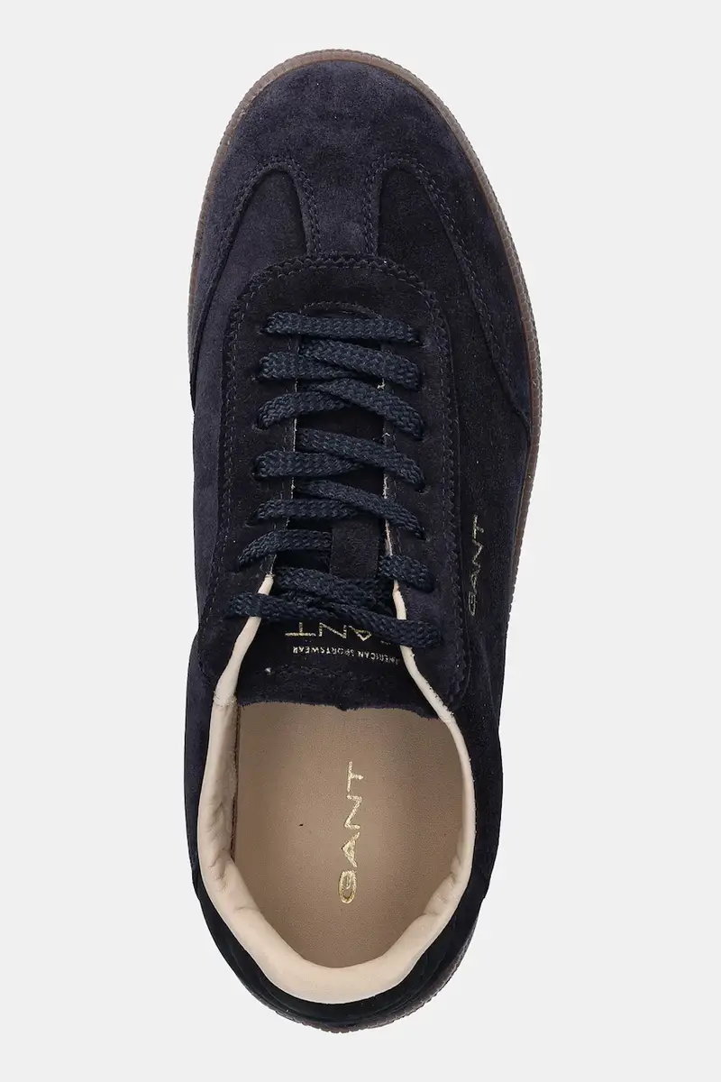 sneakers in camoscio CUZMO uomo colore beige 31633009 Blu navy miniatura 4