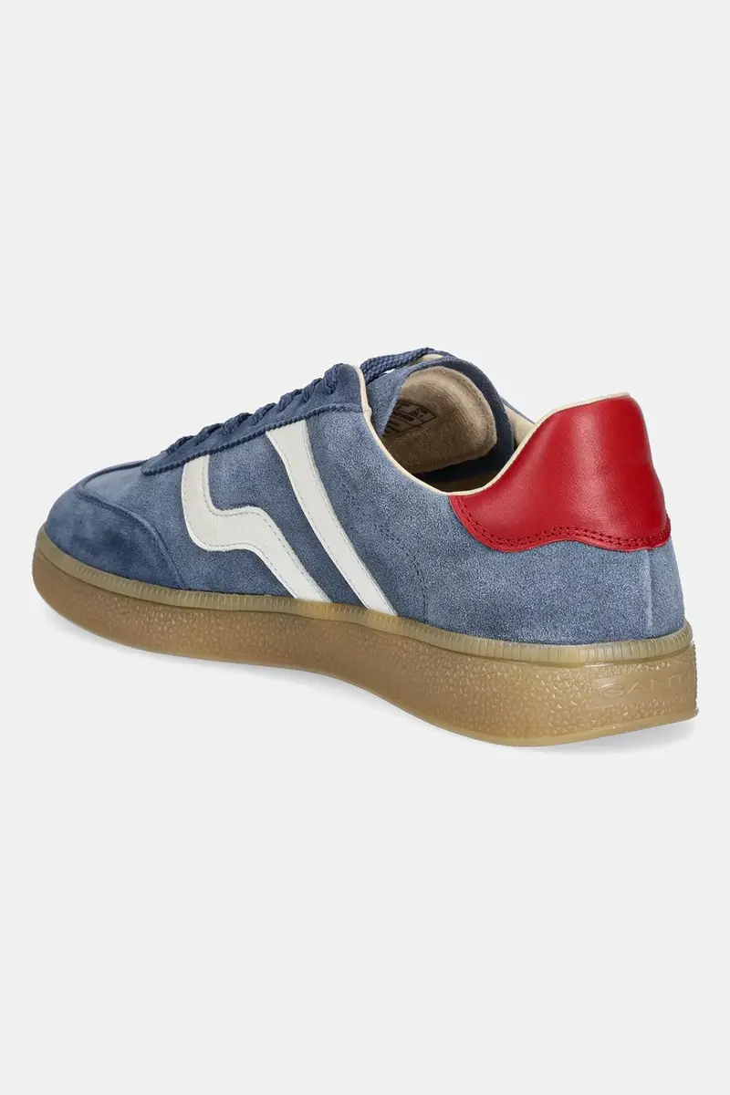 sneakers in camoscio Cuzmo uomo colore blu 30633859.G63 miniatura 3