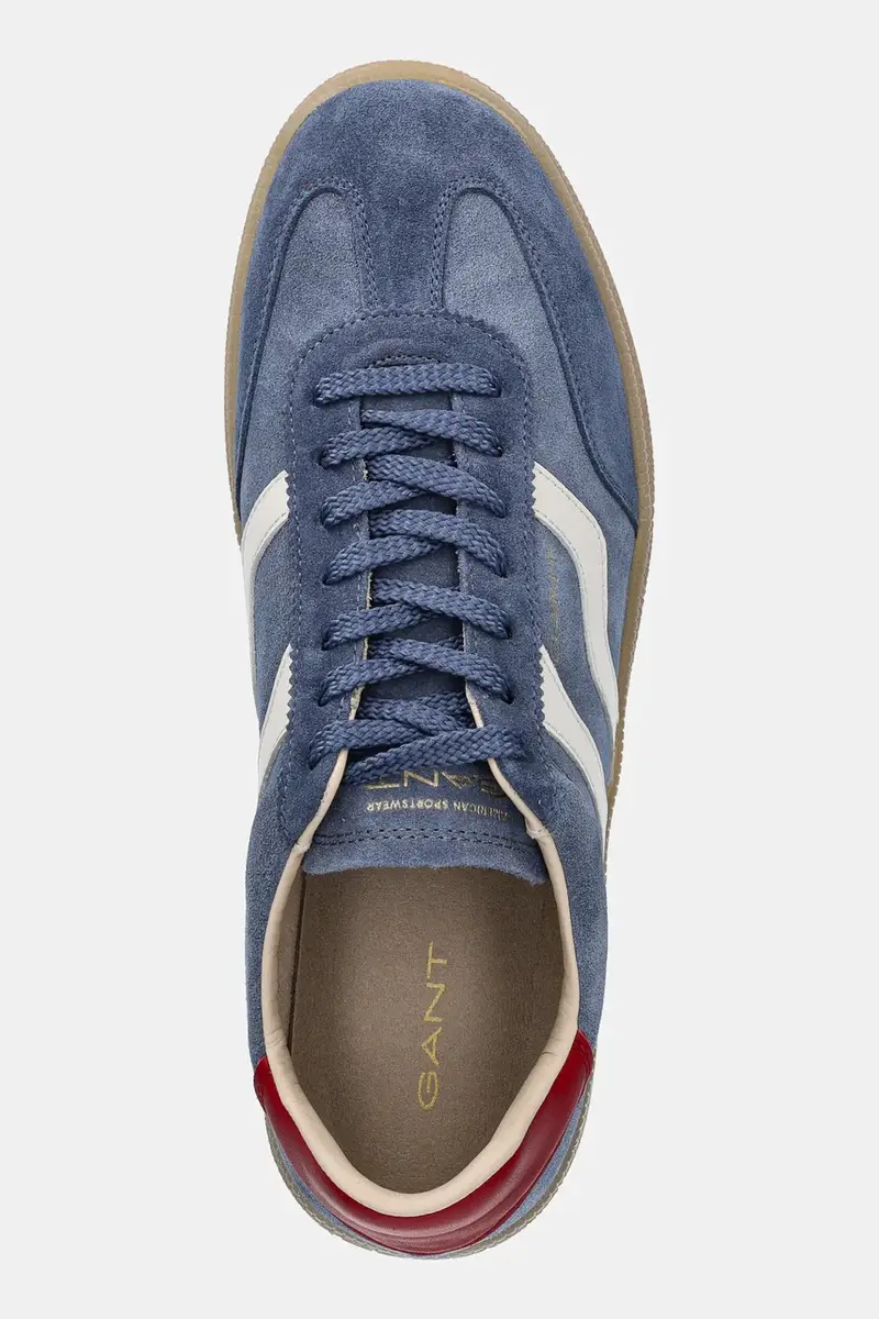 sneakers in camoscio Cuzmo uomo colore blu 30633859.G63 miniatura 4