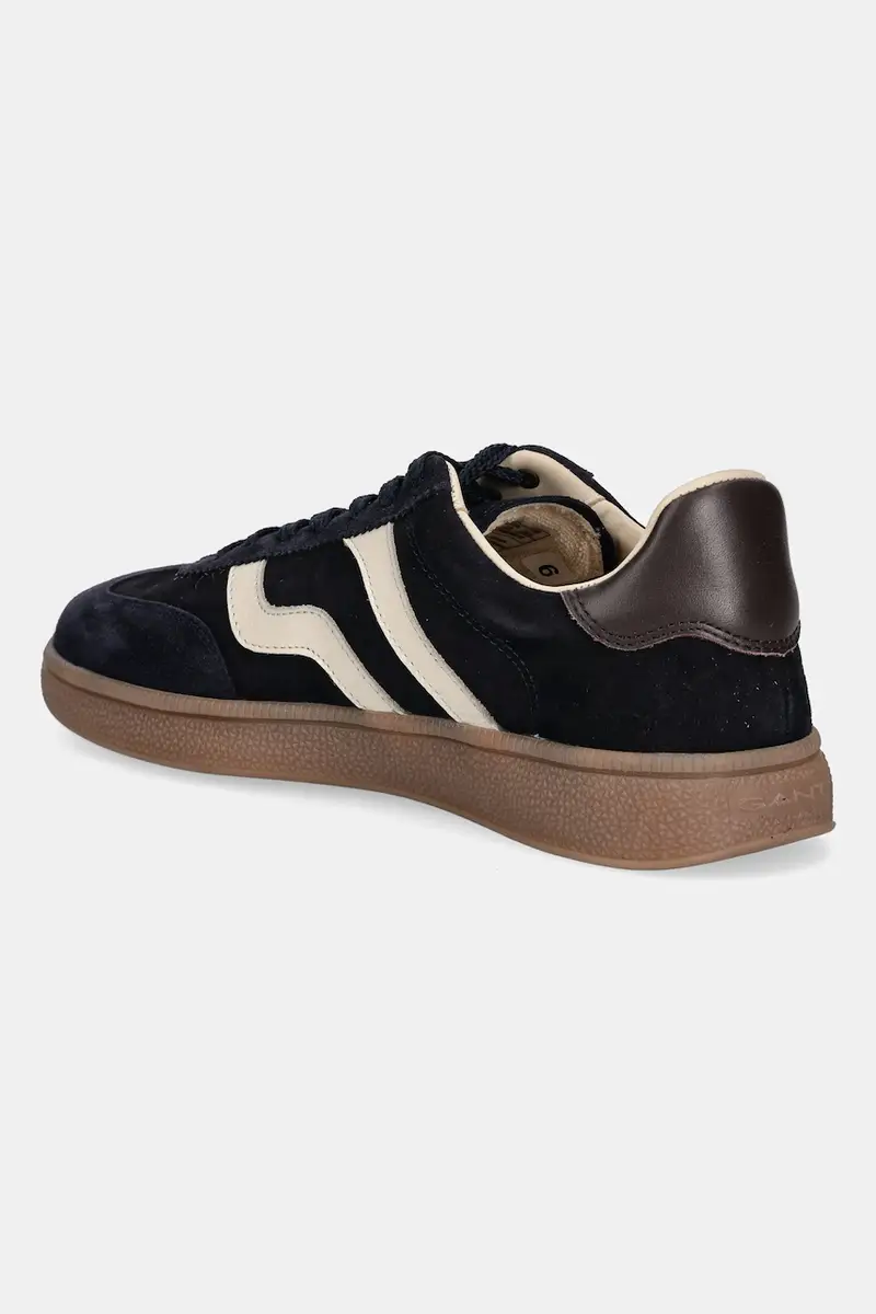 sneakers in camoscio Cuzmo uomo colore blu navy 31633011 miniatura 3