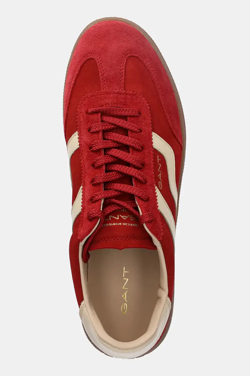 sneakers in camoscio Cuzmo uomo colore rosso 31633011 miniatura 4