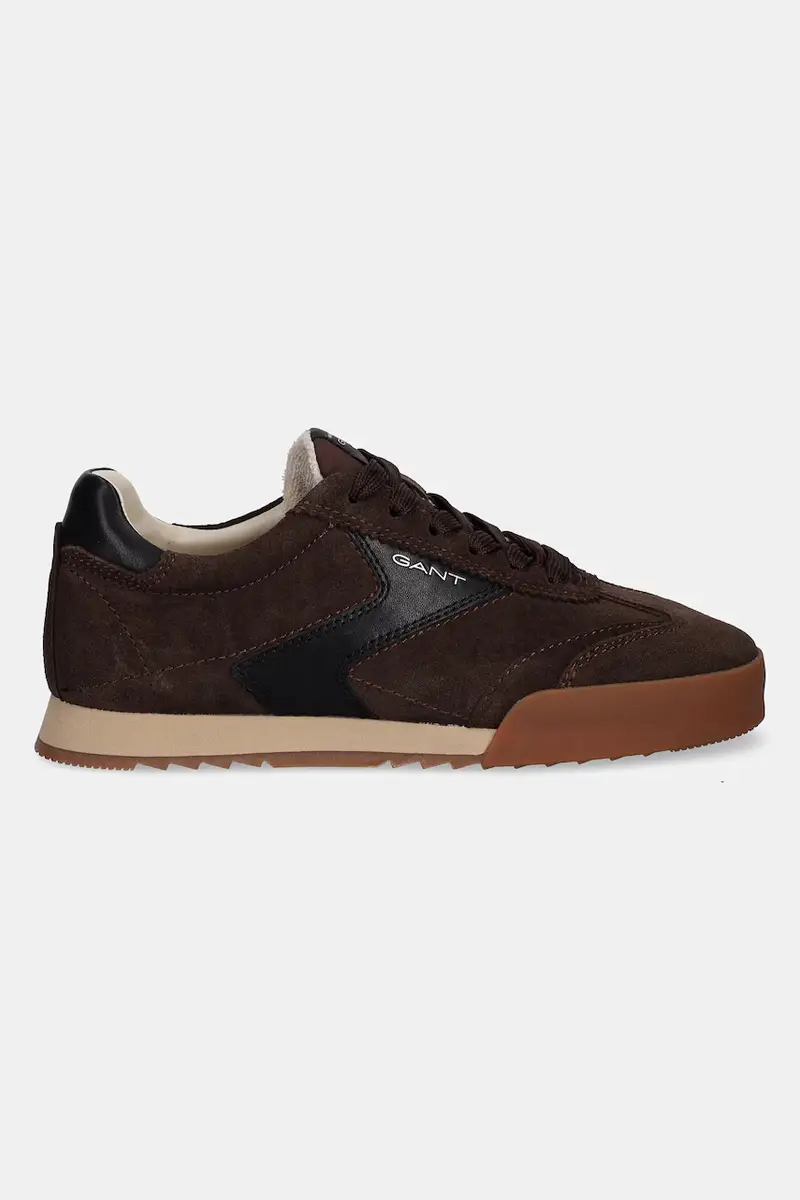 sneakers in pelle Baylle uomo colore marrone 31633002 miniatura 2