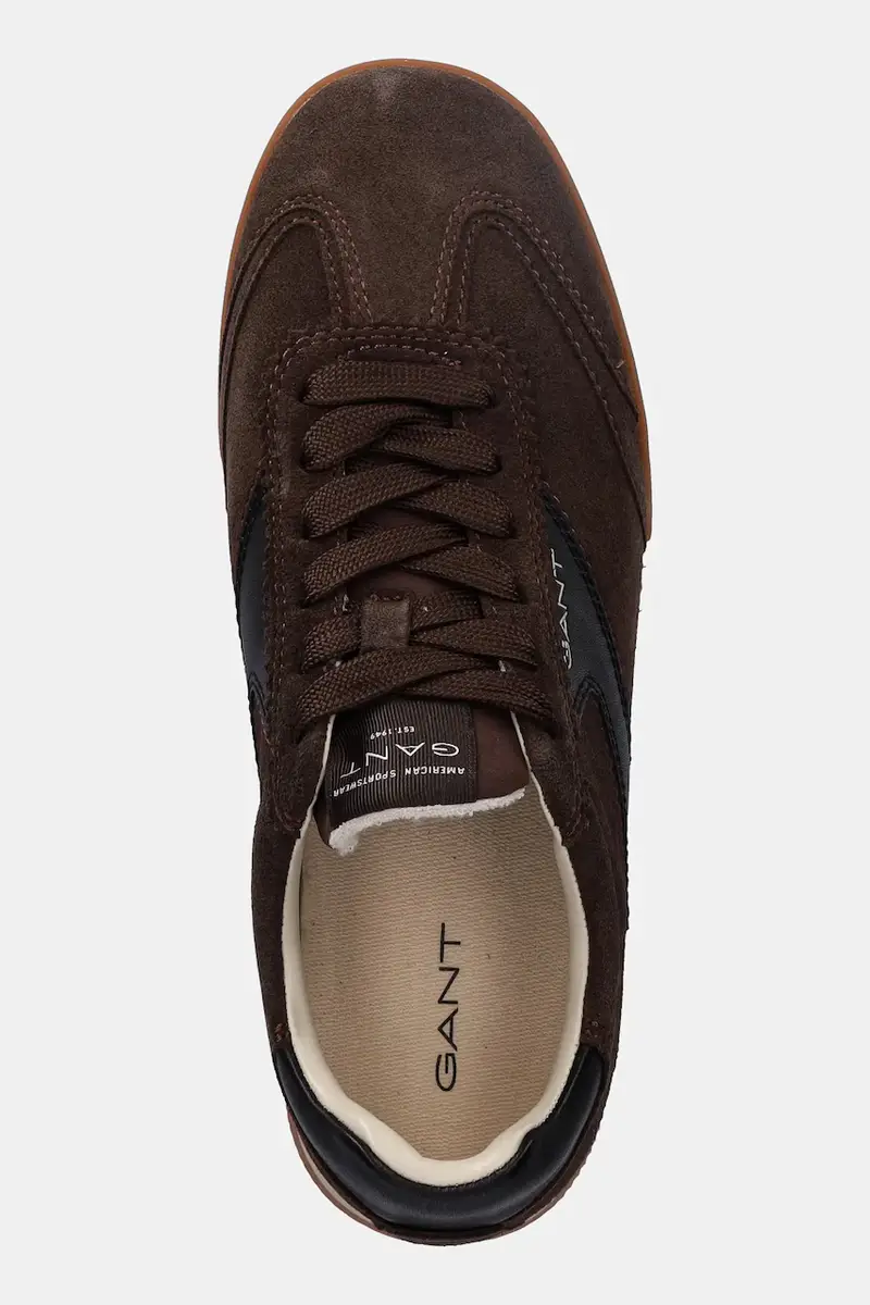 sneakers in pelle Baylle uomo colore marrone 31633002 miniatura 4