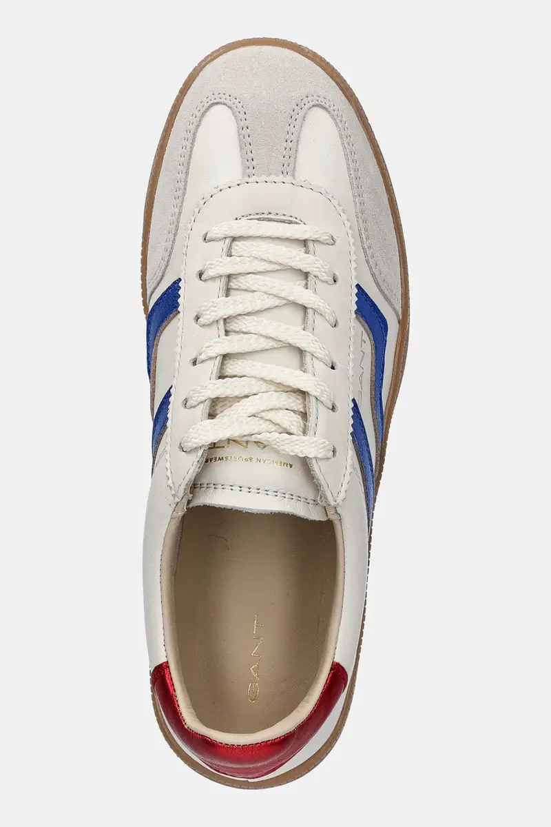 sneakers in pelle Cuzima colore beige 30531952.G319 miniatura 4