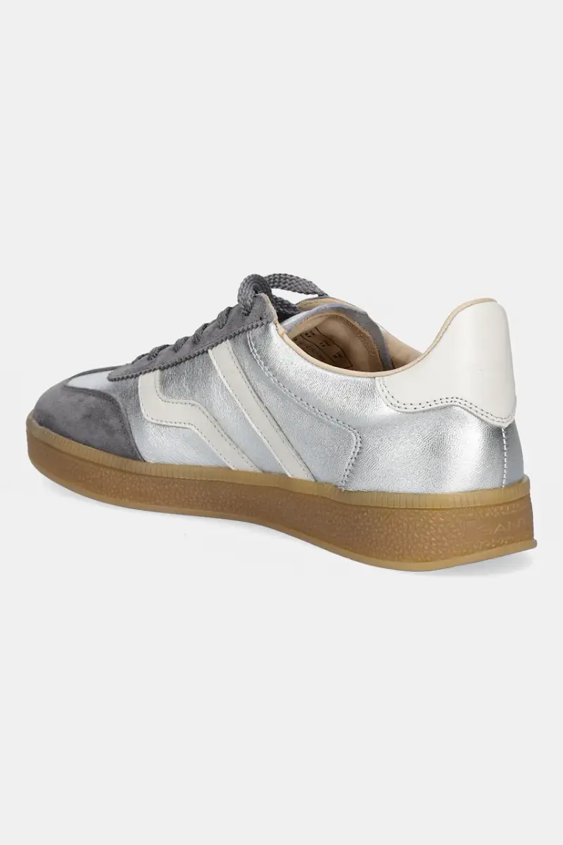 sneakers in pelle Cuzima donna colore argento 31531043 miniatura 3