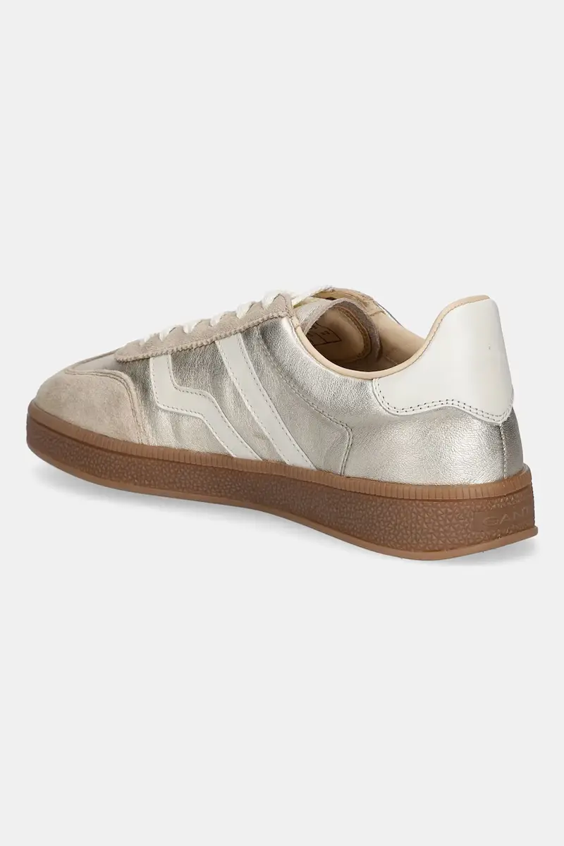 sneakers in pelle Cuzima donna colore oro 31531043 miniatura 3