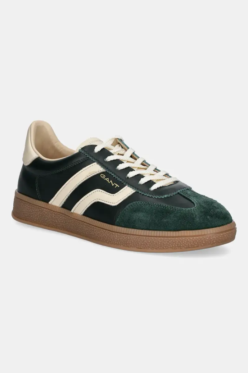 sneakers in pelle Cuzima donna colore verde 31531040