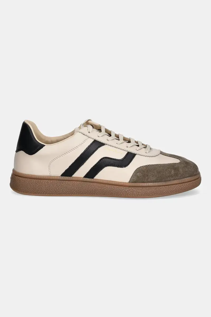 sneakers in pelle Cuzmo uomo colore beige 31631012 miniatura 2