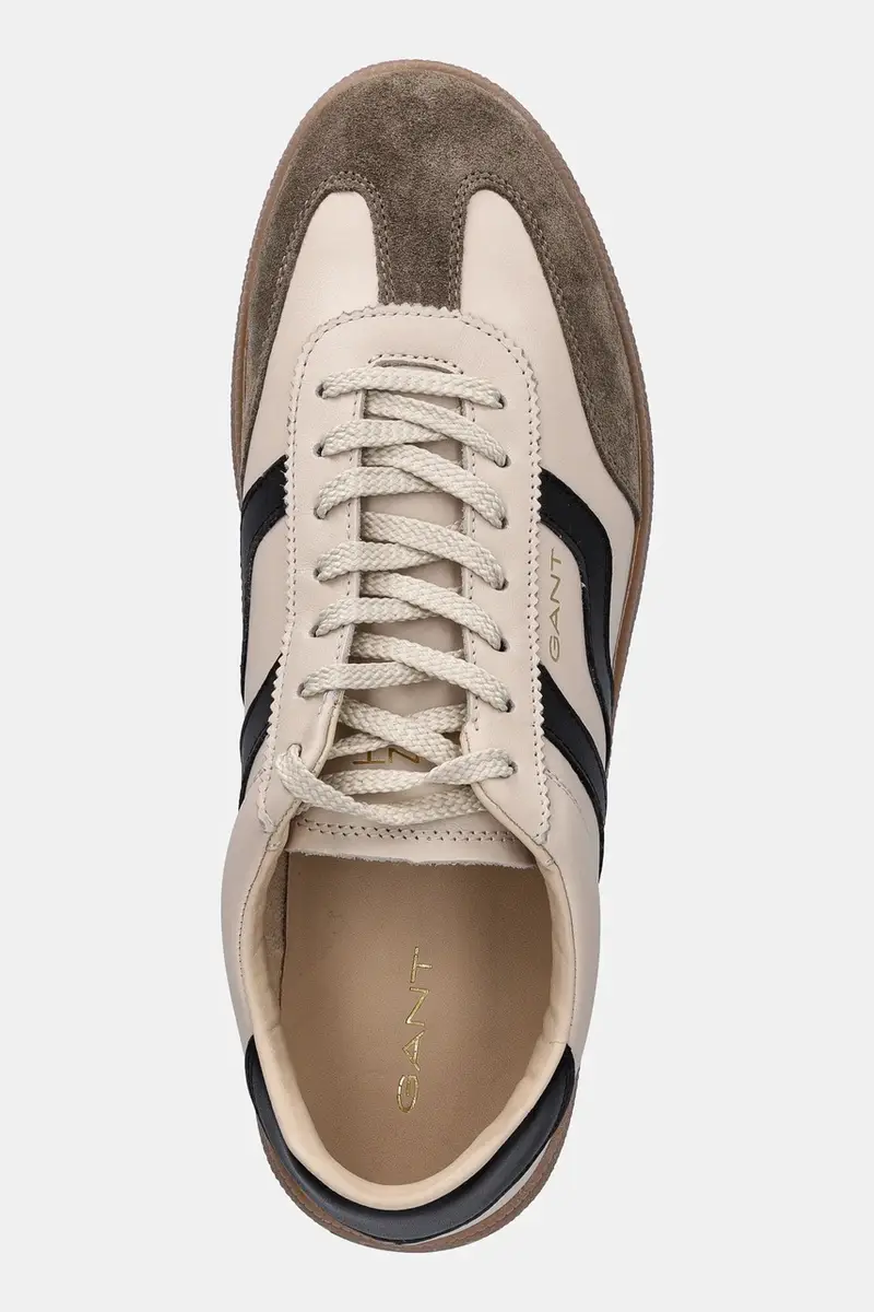 sneakers in pelle Cuzmo uomo colore beige 31631012 miniatura 4