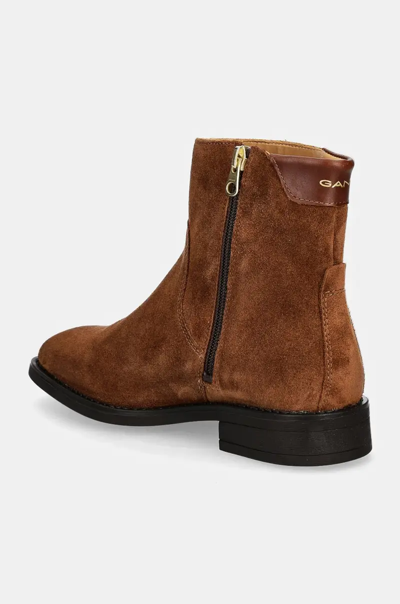 stivaletti alla caviglia in camoscio Fayy donna colore marrone 29543798 G45 miniatura 3